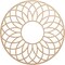 Ekena Millwork Cannes Wood Fretwork Pierced Ceiling Medallion, Alder, 32"OD x 11"ID x 3/8"T CMWP32X32X0375CNAL - alternate 1